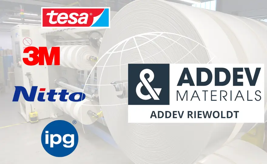 Partnerschaften: tesa®, 3M®, Nitto®, ipg®